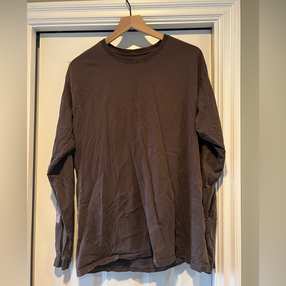 Set Active Brown Long Sleeve Shirt
